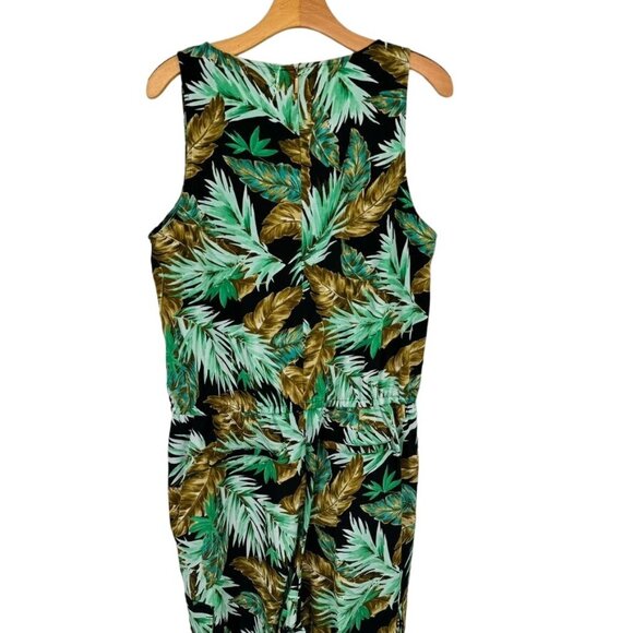 Ralph Lauren Womens Neila Jumpsuit Green tropical sleeveless size 14 new $198 - Picture 12 of 14